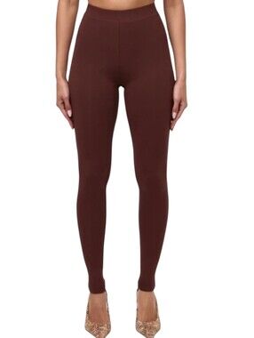 NWT Naked Wardrobe Chocolate Brown Leggings Size 1X